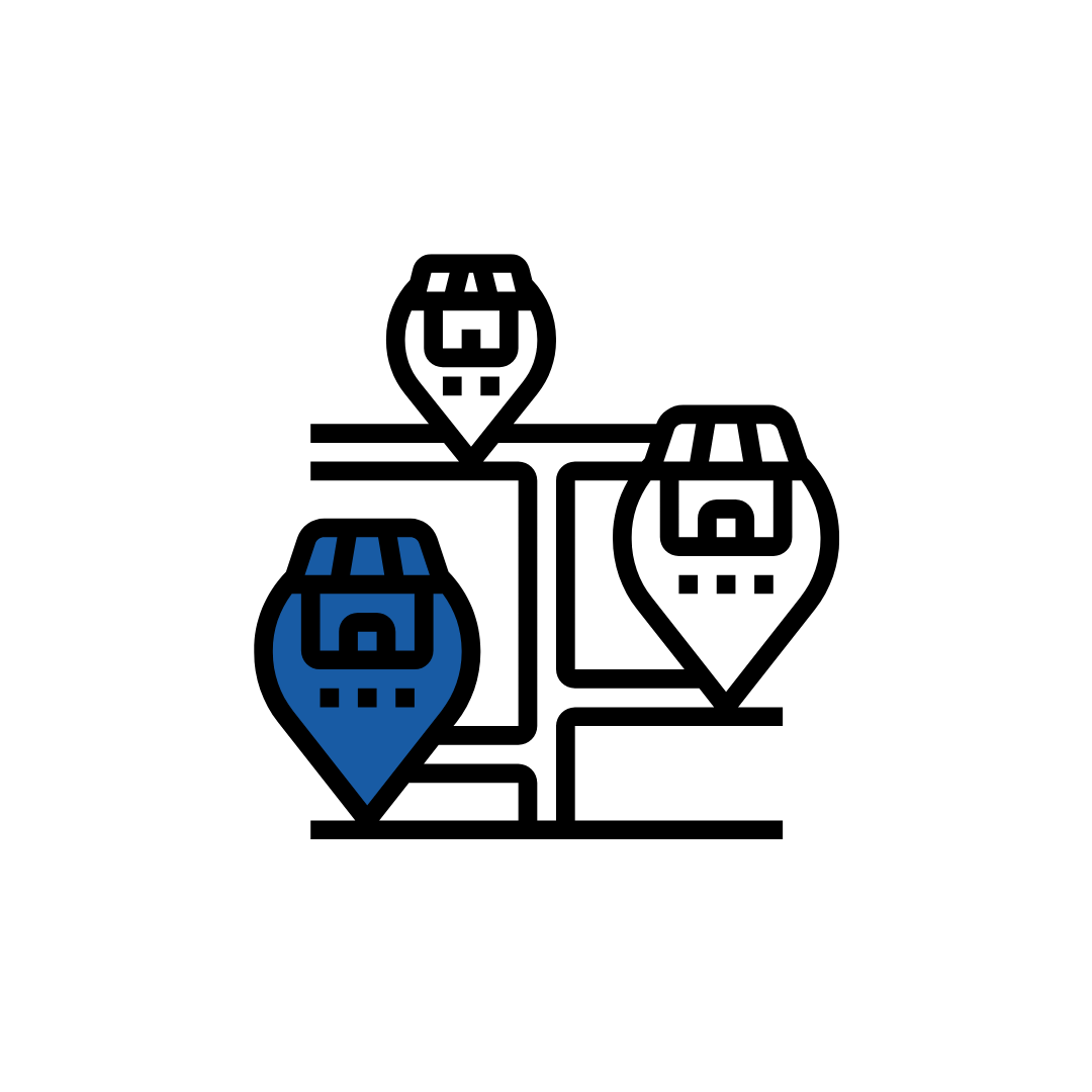 Store Pick Up Icon used on the website of 'The House Technology', specialists in action cameras and accessories for GoPro and Insta360.