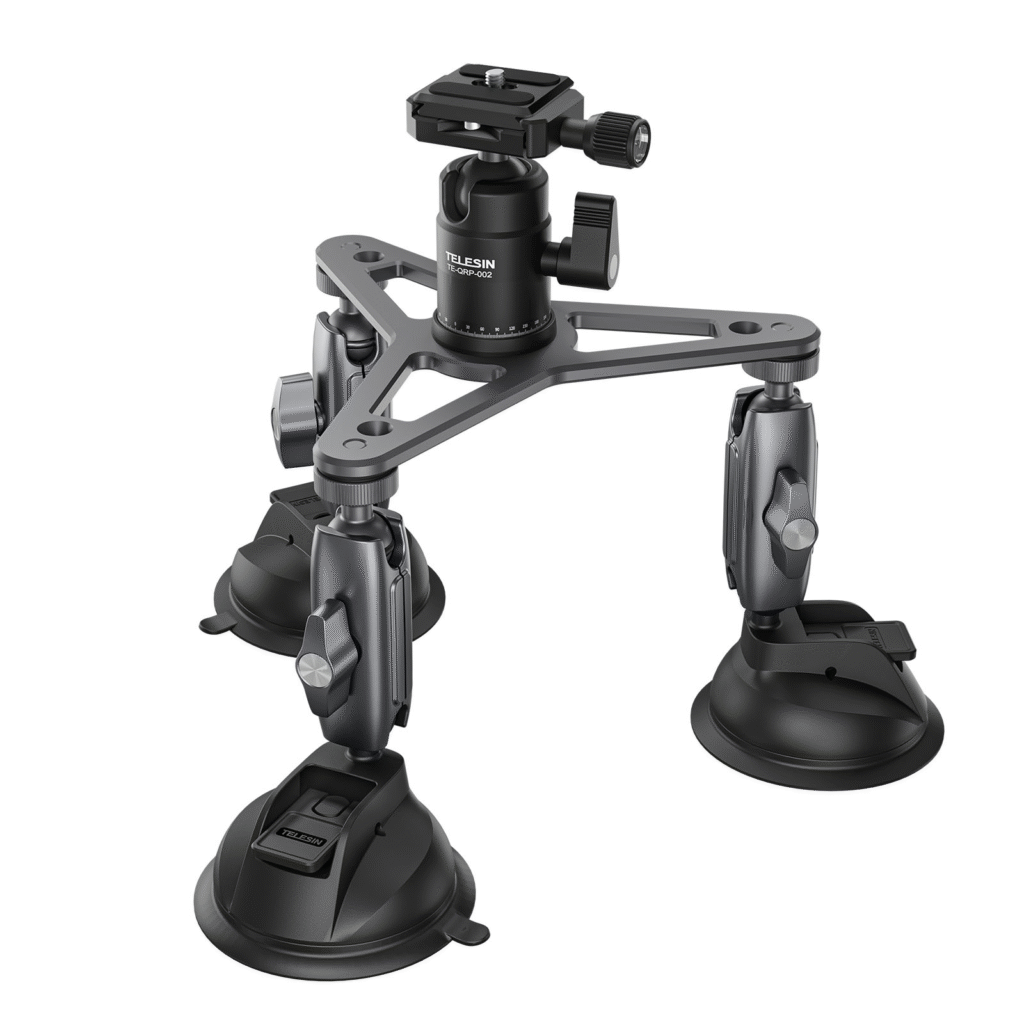 Product picture of the action camera accessory brand Telesin on the website of 'The House Technology', specialists in action cameras and accessories for GoPro and Insta360.